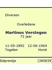 Martinus Verstegen