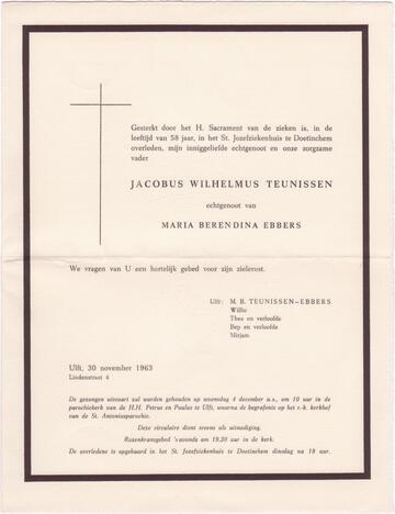 Jacobus Wilhelmus Teunissen