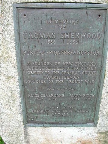Thomas (the Pioneer Thomas"The Pioneer" Sherwood) Sherwood 13gN immigrant
