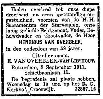 Hendricus van Overbeek
