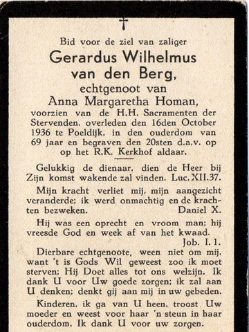 Gerrardus Wilhelmus van den Berg