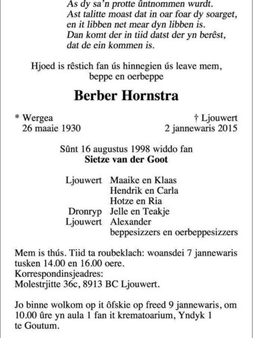 Berber Hornstra