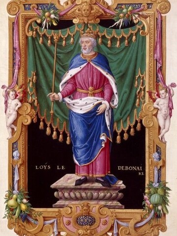 Louis (Louis I le Pieux) (Lodewijk I de Vrome) /des Carolingiens / der Franken de France