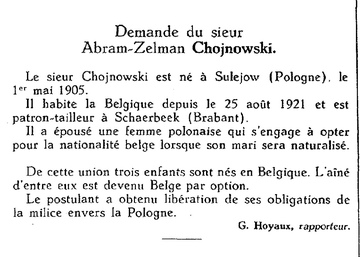 Abram Zelman Chojnowski
