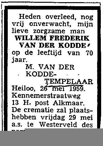 Willem Frederik van der Kodde