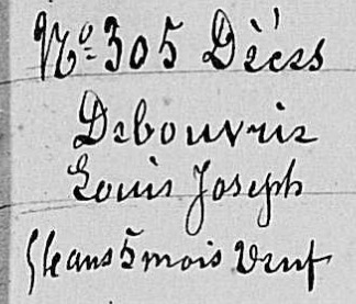 Louis Joseph DEBOUVRIE