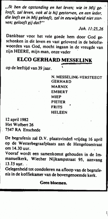 Elco Gerhard MESSELINK