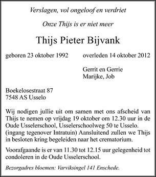 Thijs Pieter Bijvank