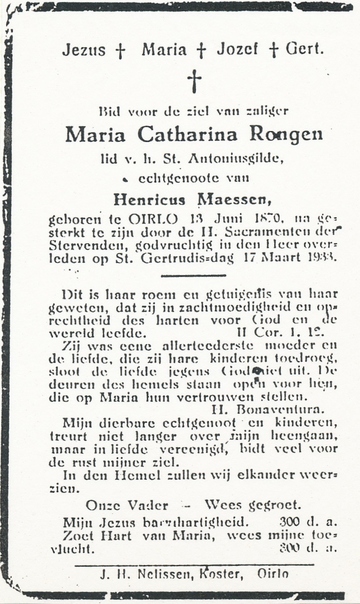 Maria Catharina Rongen