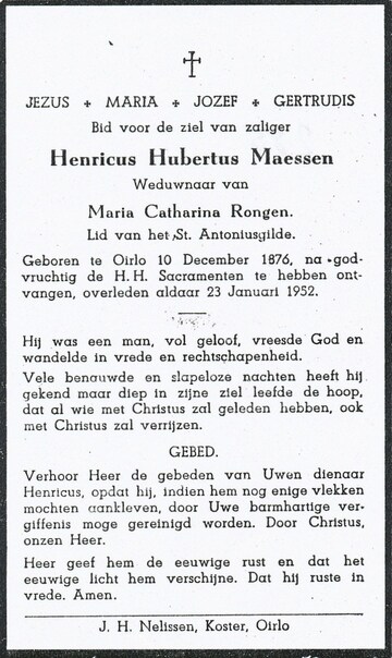 Hendrikus Hubertus Maessen