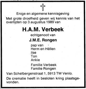 Herman Antonius Maria Verbeek