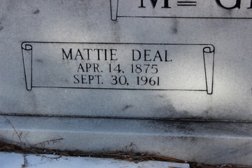 Martha "Mattie" Deal