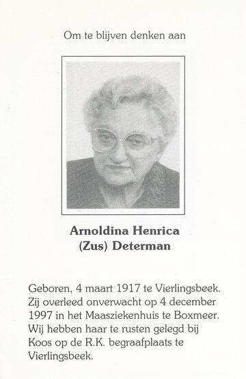 Arnoldina Henrica Determan