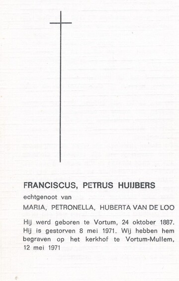 Franciscus Petrus Huijbers