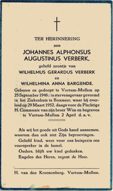Johannes Alphonsus Augustinus Verberk