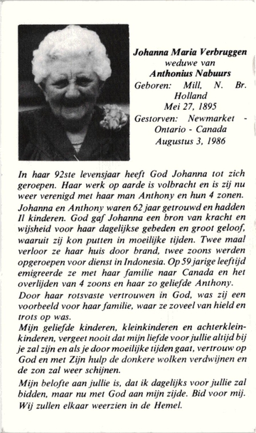 Johanna Maria Verbruggen