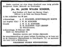 Jacob Willem Schorer