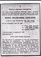 Maria Wilhelmina Cortjens