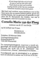 Cornelia Maria van der Ploeg