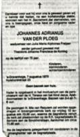 Johannes Adrianus van der Ploeg