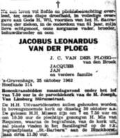 Jacobus Leonardus van der Ploeg