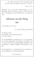 Johannes van der Ploeg