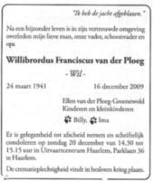 Willibrordus Franciscus van der Ploeg