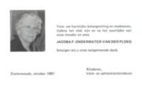 Jacoba Petronella van der Ploeg