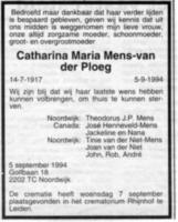 Catharina Maria van der Ploeg