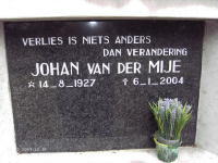 Johan van der Mije