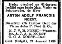 Anton Adolf Francois Noest