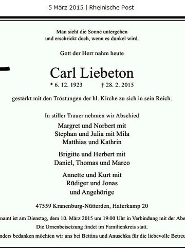 Carl Liebeton