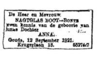 Anna Nagtglas Boot